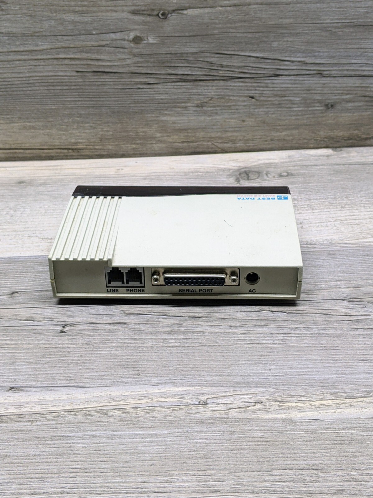 BEST DATA 2834 FLX 28.8 EXTERNAL MODEM NO AC ADAPTER NOT TESTED FOR PARTS OR REP