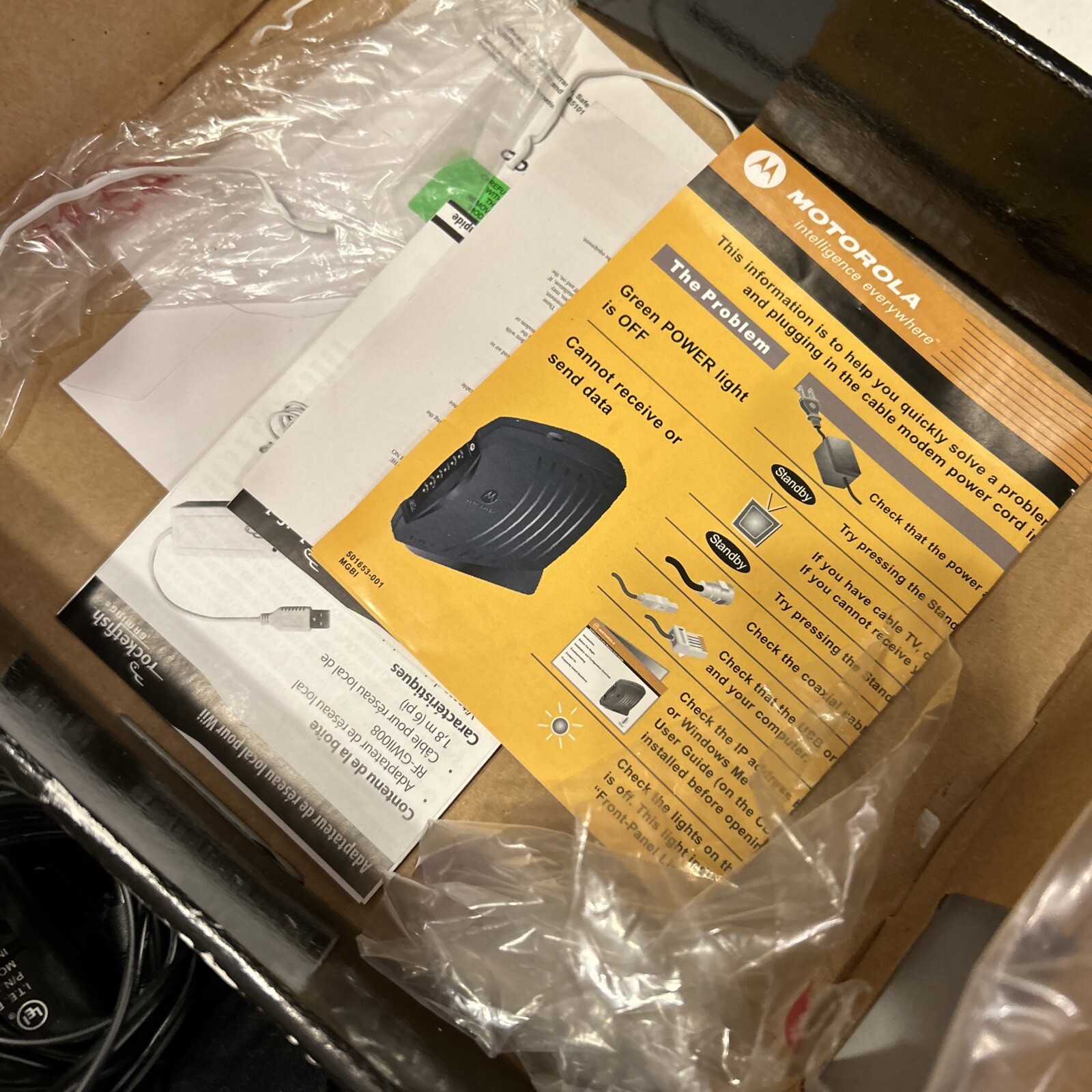 Motorola SURFboard SB5101U 38 Mbps slightly used in box