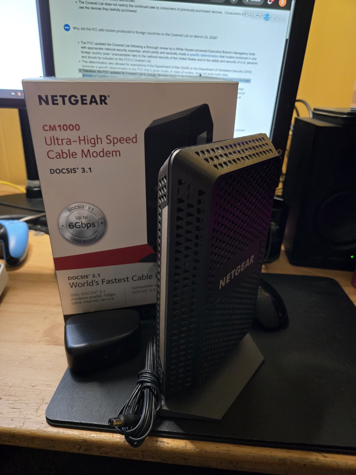 NETGEAR CM1000v2 – Nighthawk DOCSIS 3.1 Cable Modem