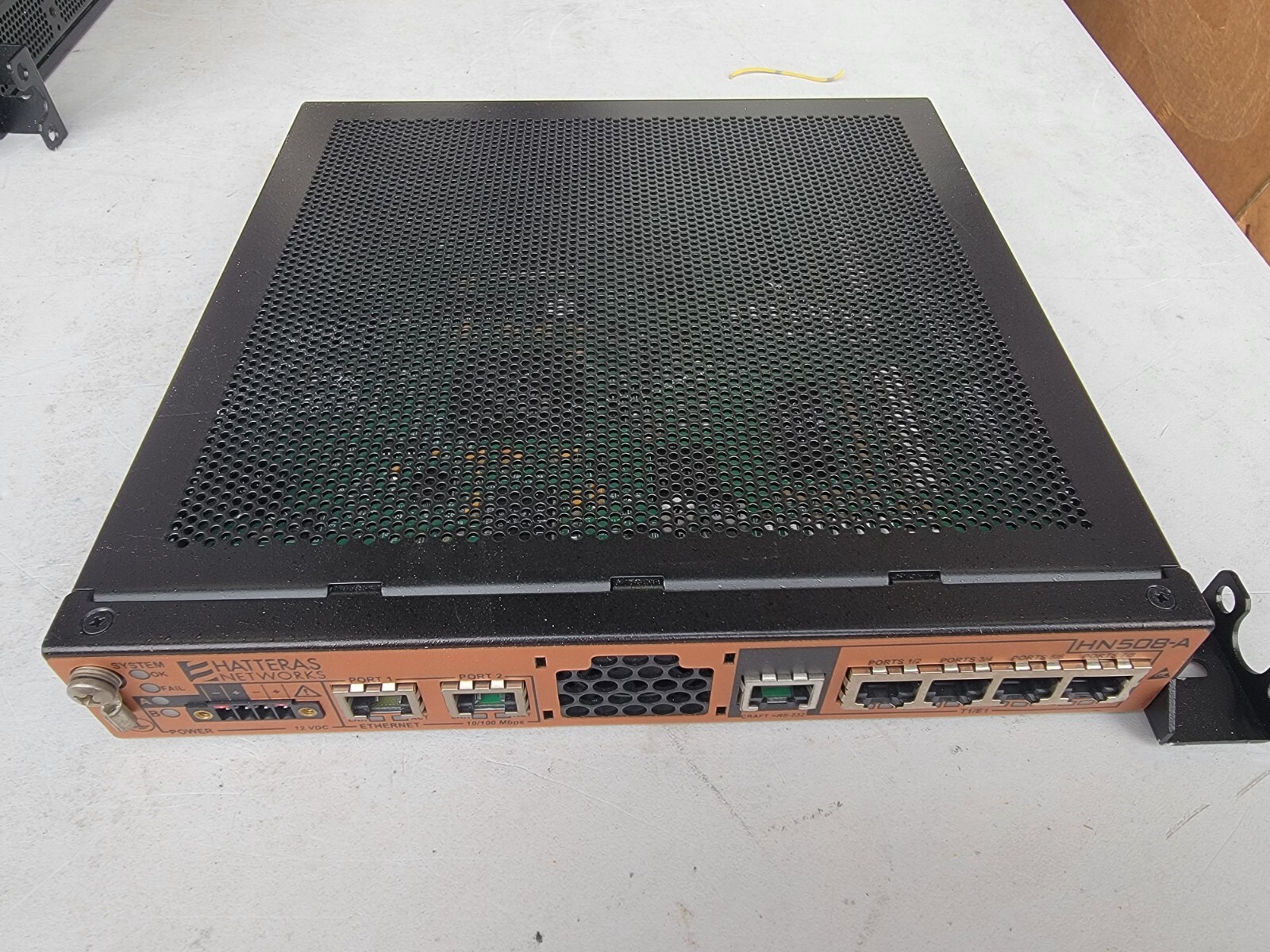 OVERTURE NETWORKS, HATTERAS, HN508-A-2E, ETHERNET OVER T1 MODEM, 8 PORTS, USED