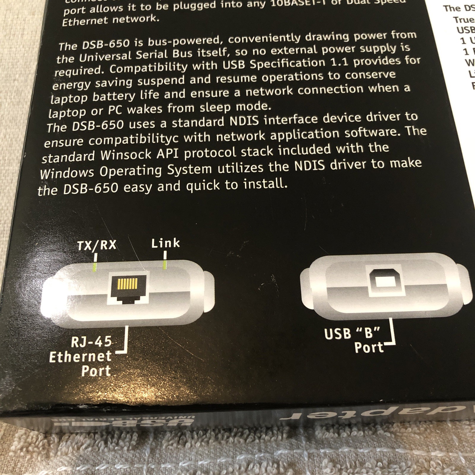 D-Link DSB-650 USB Ethernet Adapter