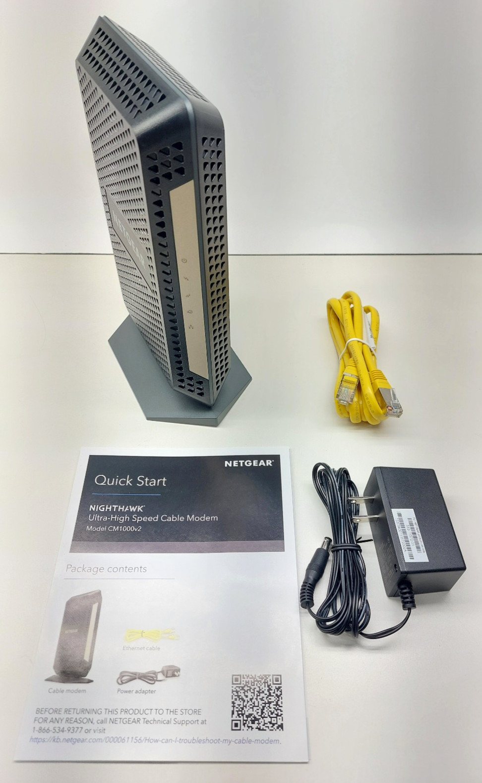 Netgear Nighthawk Ultra High Speed Cable Modem CM1000v2 DOCSIS 3.1