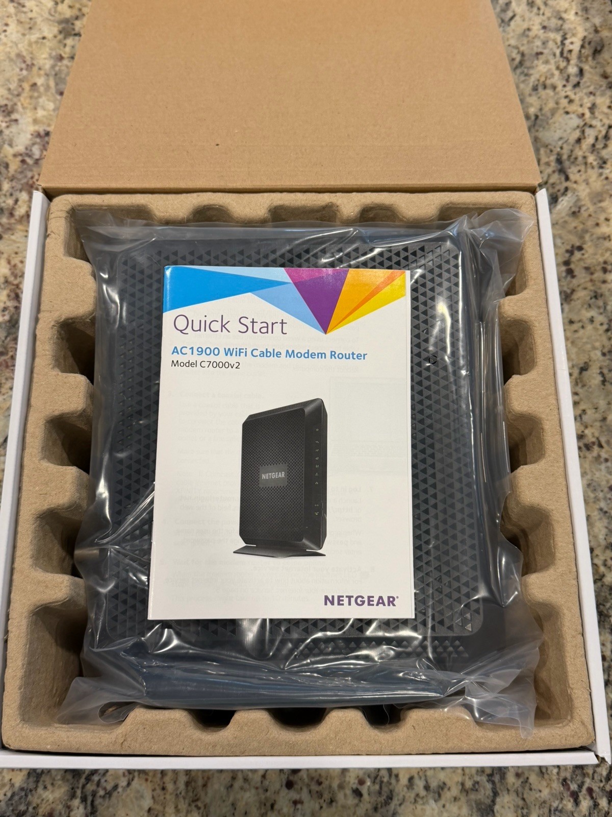 NETGEAR Nighthawk AC1900 Wifi Cable Modem Router Built In Docsis 3.0 BRAND NEW