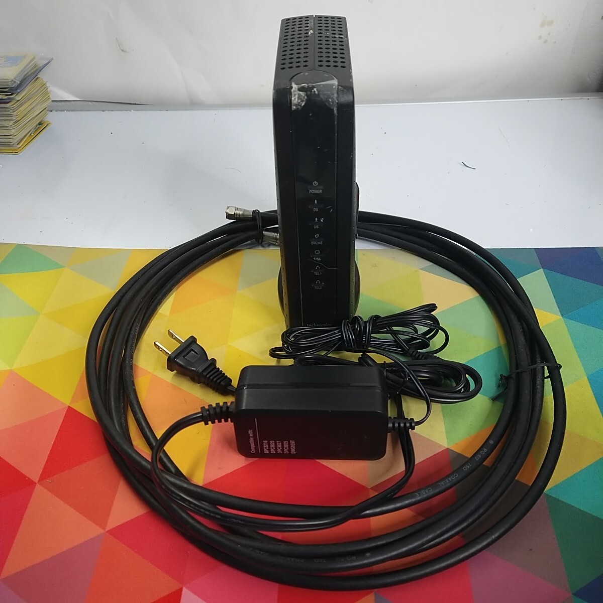 Technicolor/Cisco DPC3216 Cable Modem w/ Power cord & COAX Cable WORKING!