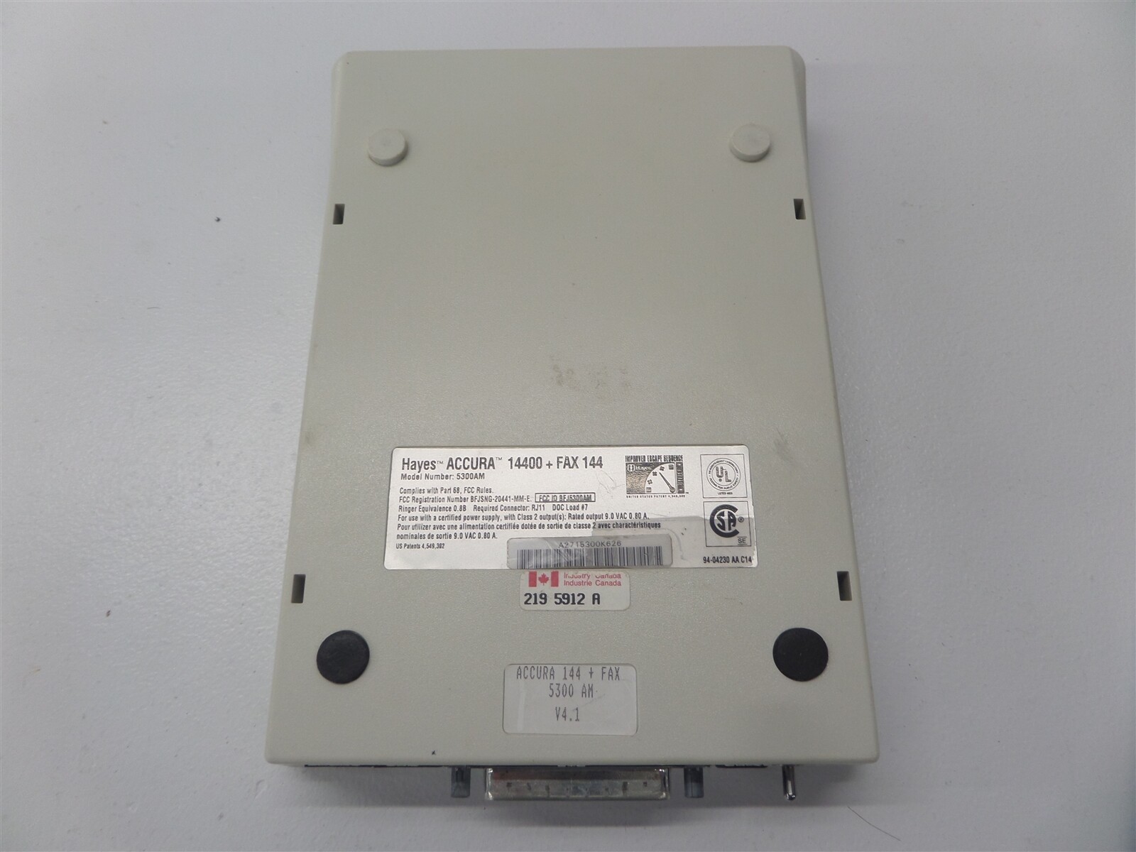 Hayes Accura 14400 144 Fax Modem 5300AM