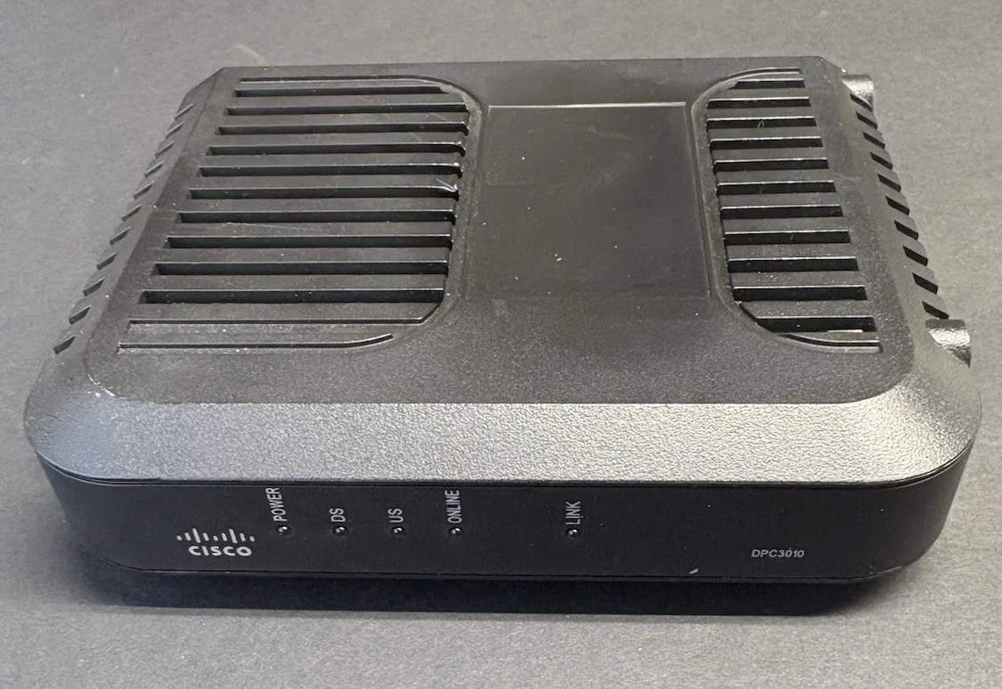 Modem Cisco DPC3010 DOCSIS 3.0 High-Speed, Tested as Shown