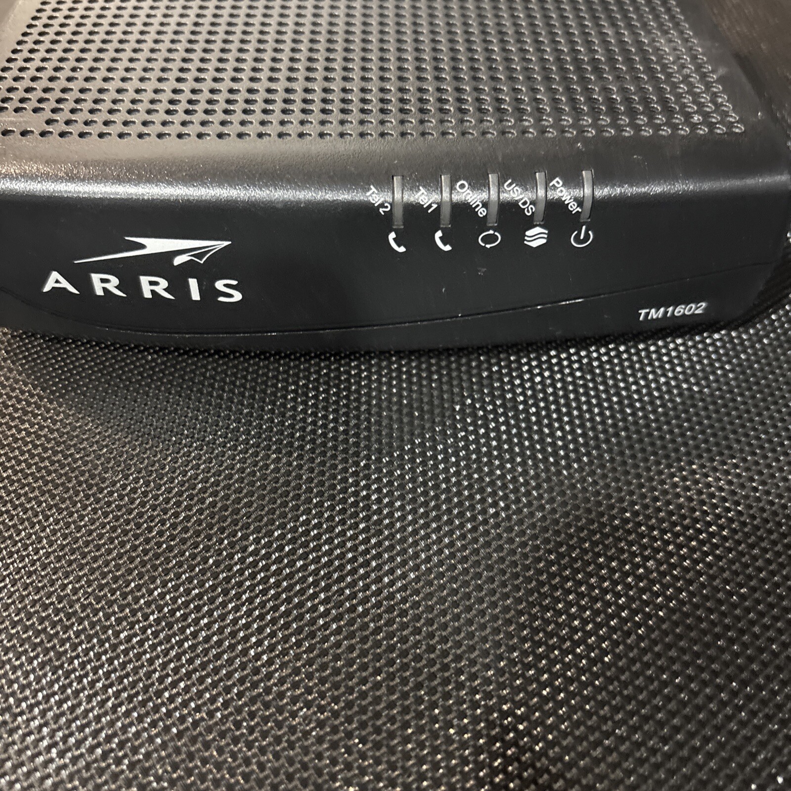 FREE SHIPPING Arris TM1602A Docsis 3.0 Cable Modem W/POWER ADAPTER