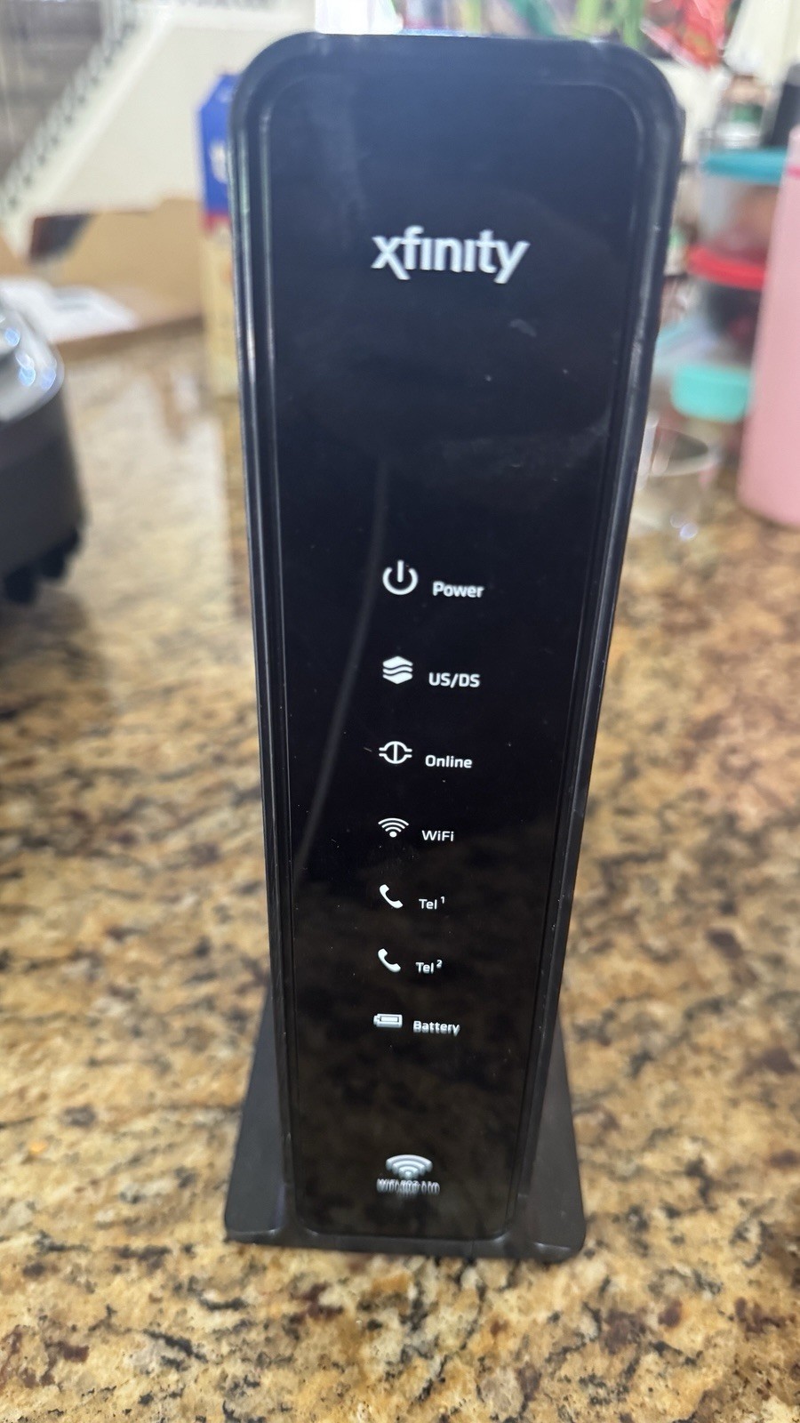 Xfinity Cable Modem Wifi Router Arris TG862G/CT With Power Cord USED