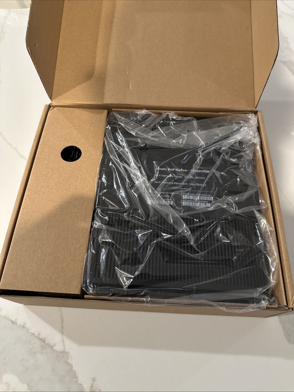 Windstream Kinetic ActionTec T4220XGS-PON Fiber Wireless Modem Gateway