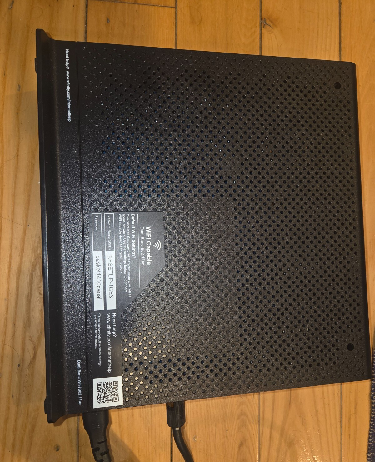 Xfinity Arris TG1682G Dual Band Wireless Cable Modem and Wi-Fi Router with Cords