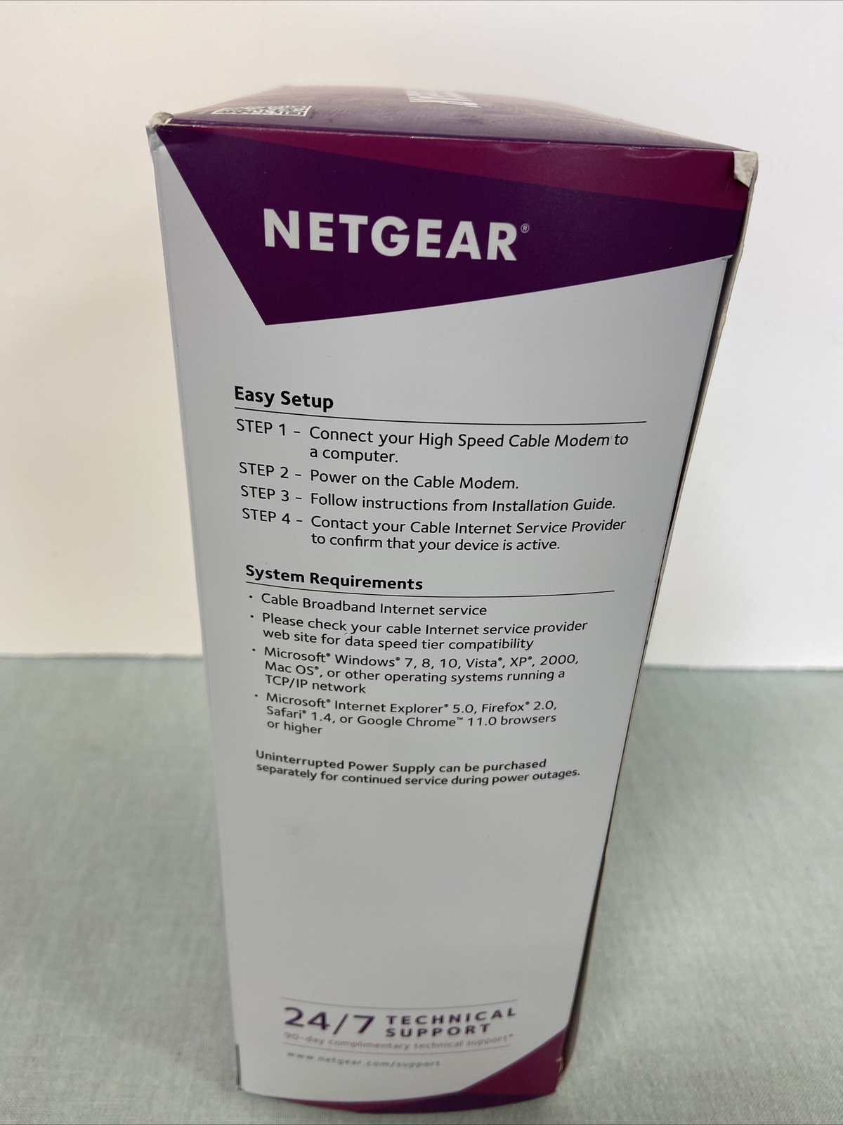 Netgear® CM500 16×4 DOCSIS 3.0 680Mbps-excellent Condition!!👍👍👍