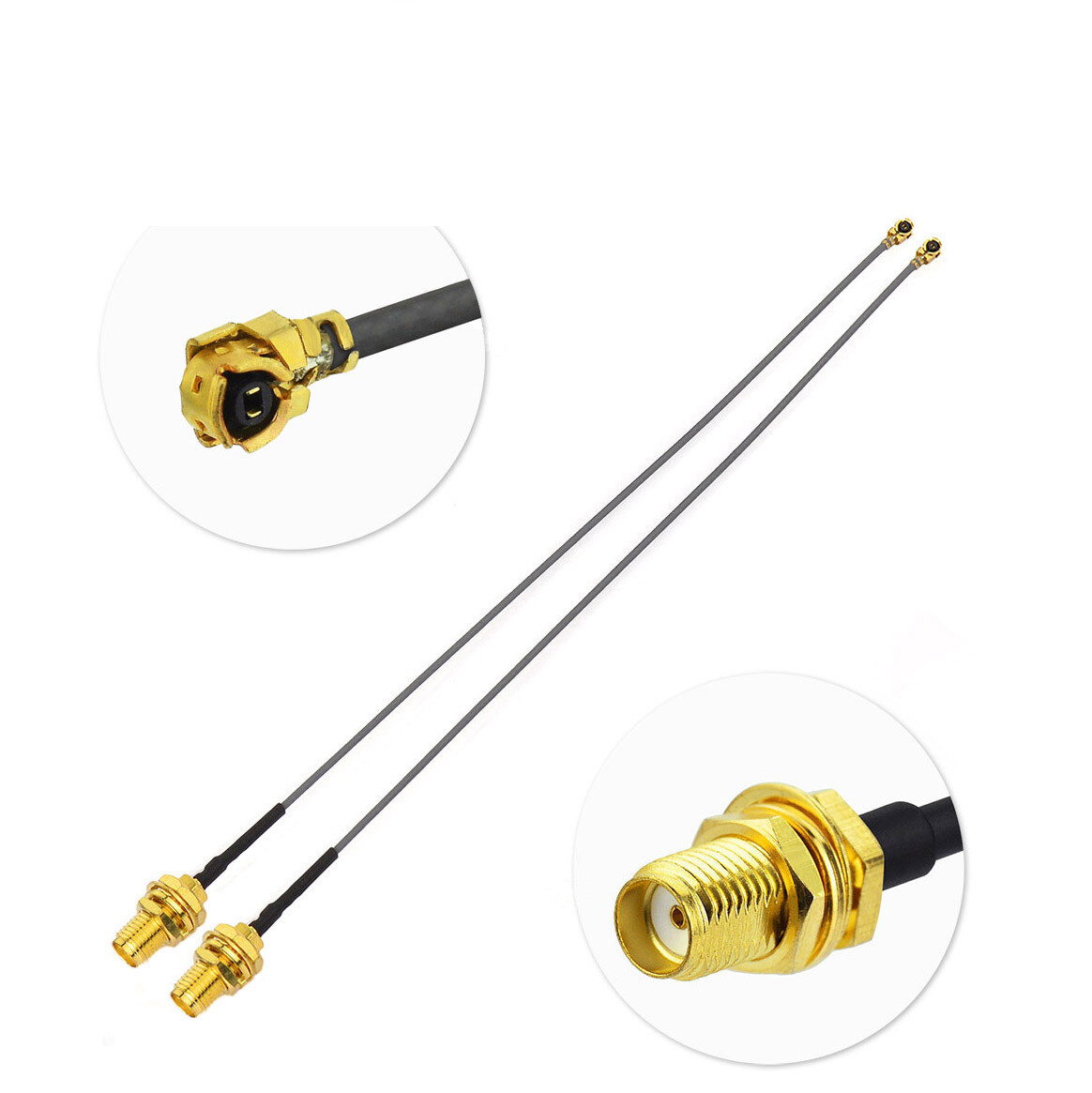 IOT Anti theft CAR GPS 4G LTE Antenna 3m + 2pc u.fl to SMA Pigtails Cable 10cm