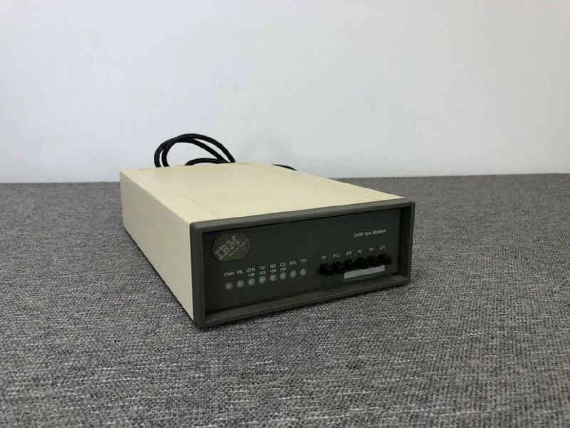 5853, 6164931 ibm 2400BPS external modem