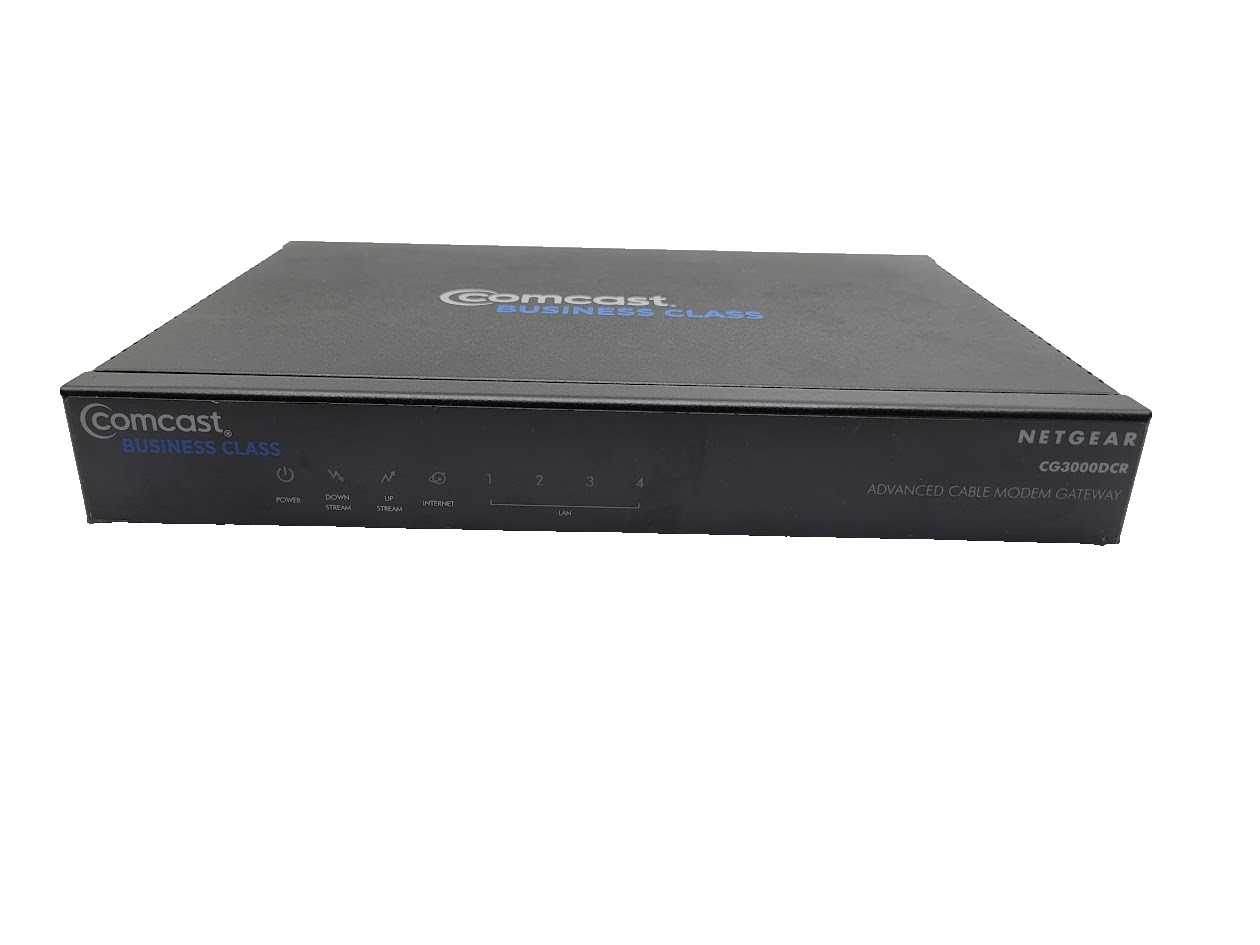NETGEAR Comcast Business Class NetGear CG3000DCR 3.0 Advance Cable Modem Gateway