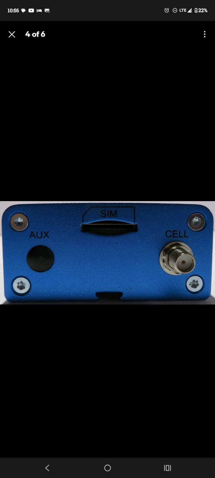 MultiTech MTC-MAT1-B03 MultiConnect Cell – Blue – with Antenna
