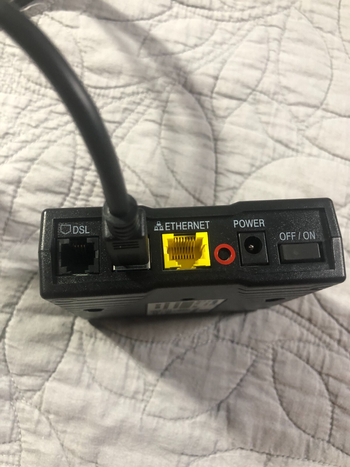 Westell E90-610015-06 Verizon DSL2 Modem+Router w/ USB Cable NO POWER CABLE