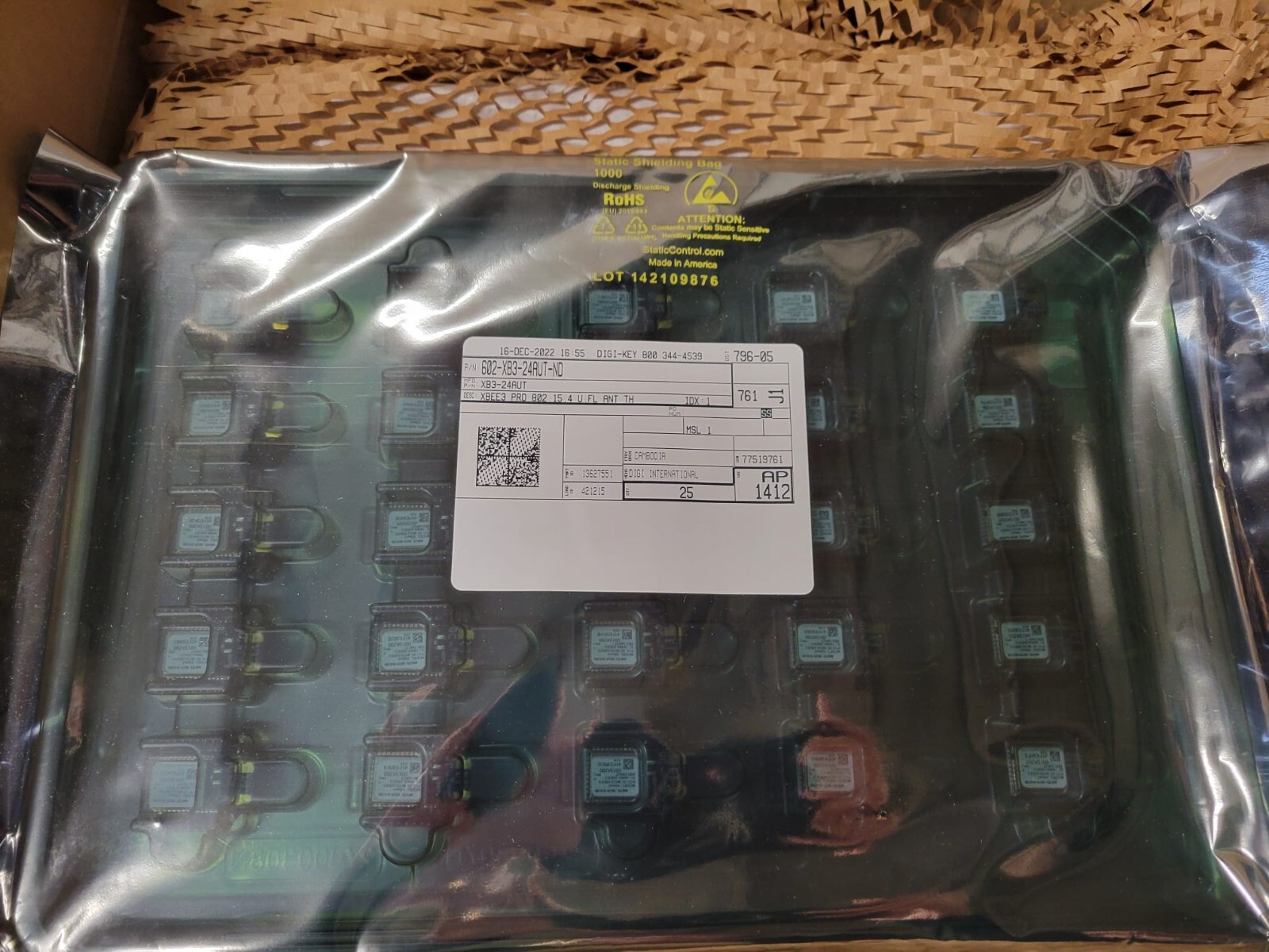 Brand New Digi XB3-24 AUT- NDXBEE3 PRO 802.15.4 U.FL  (XBP24CAWI