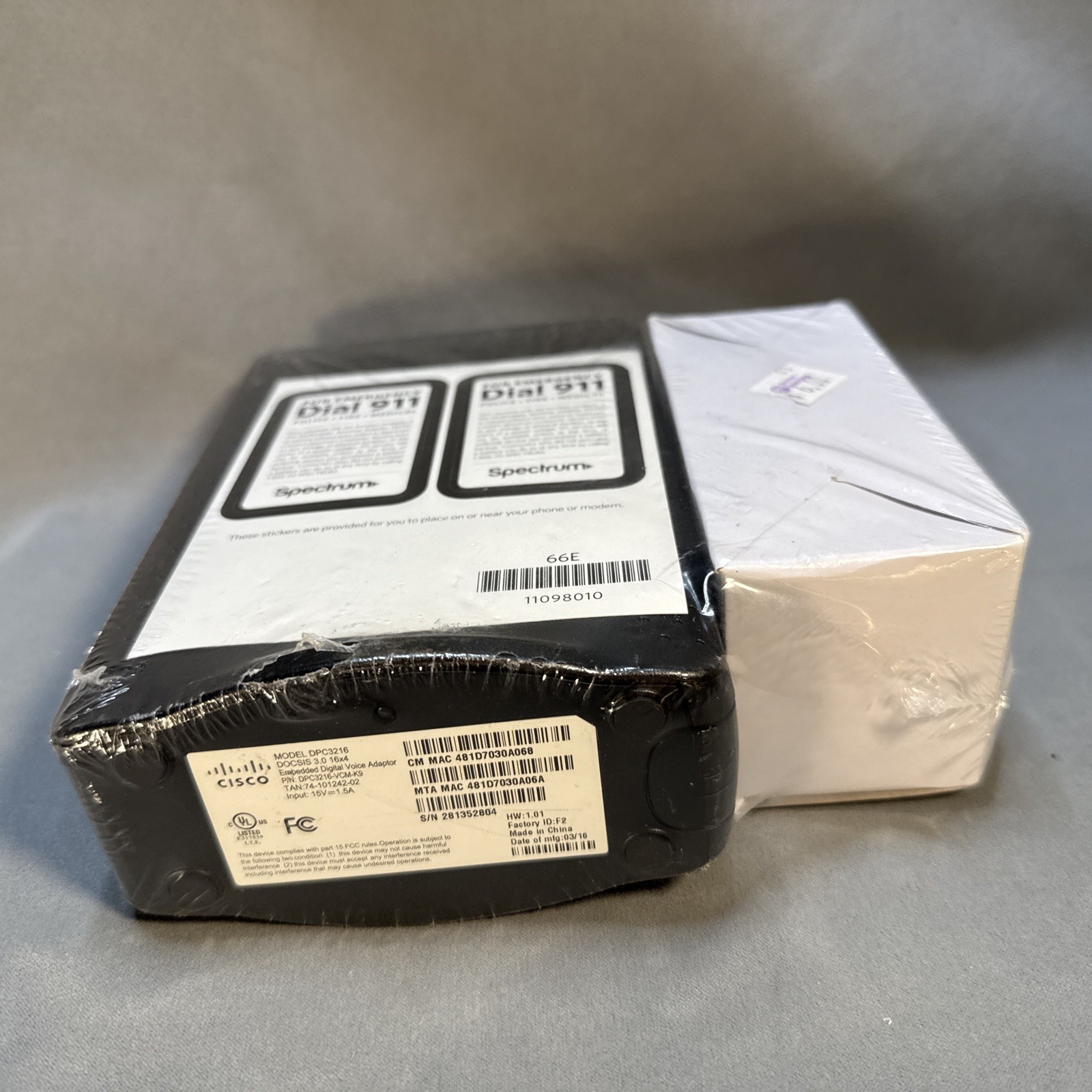 NEW Cisco Model DPC3216 DOCSIS 3.0 16×4 Embedded Digital Voice Adapter Spectrum