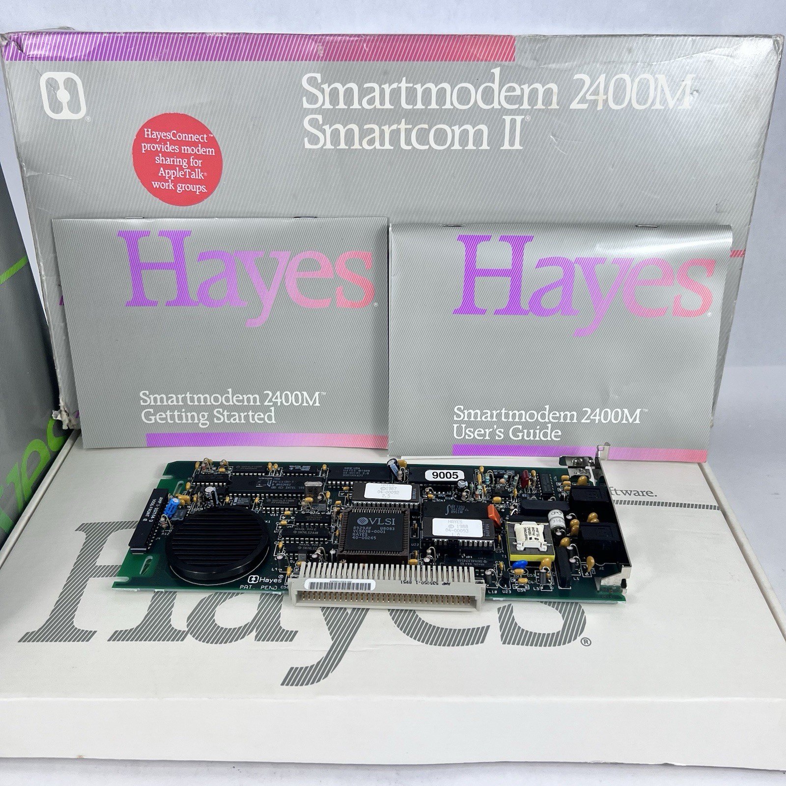 Hayes 07-00056 SmartModem 2400M Smartcom II 2 Computer Modem Board 3102US New