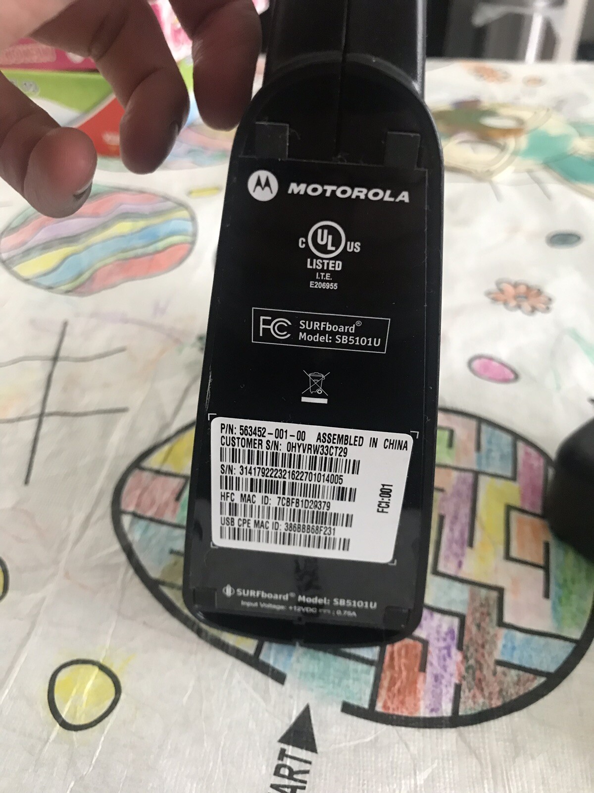 Motorola SURFboard SB5101U Modem