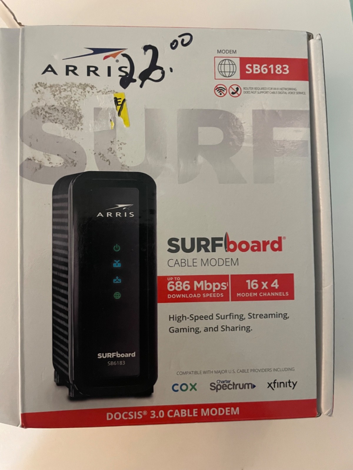 Arris Surfboard DOCSIS 3.0 Cable Modem SB6183