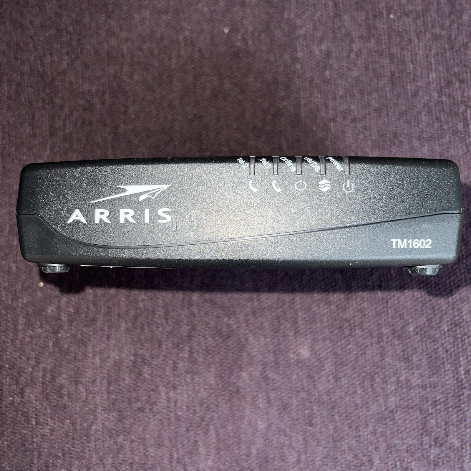 Arris TM1602A DOCSIS 3.0 Telephony Cable Modem Optimum WOW Cablevision Charter