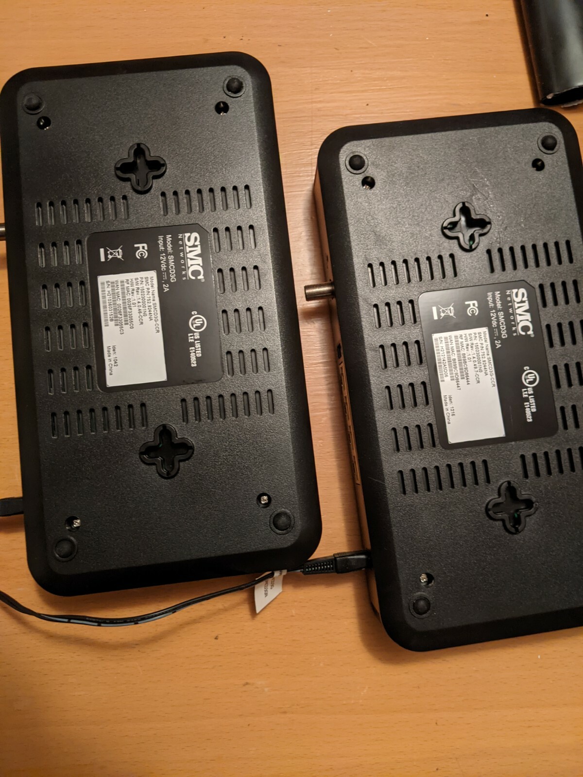 SMC Networks SMCD3G-CCR Comcast Cable Modem IP Gateway Router