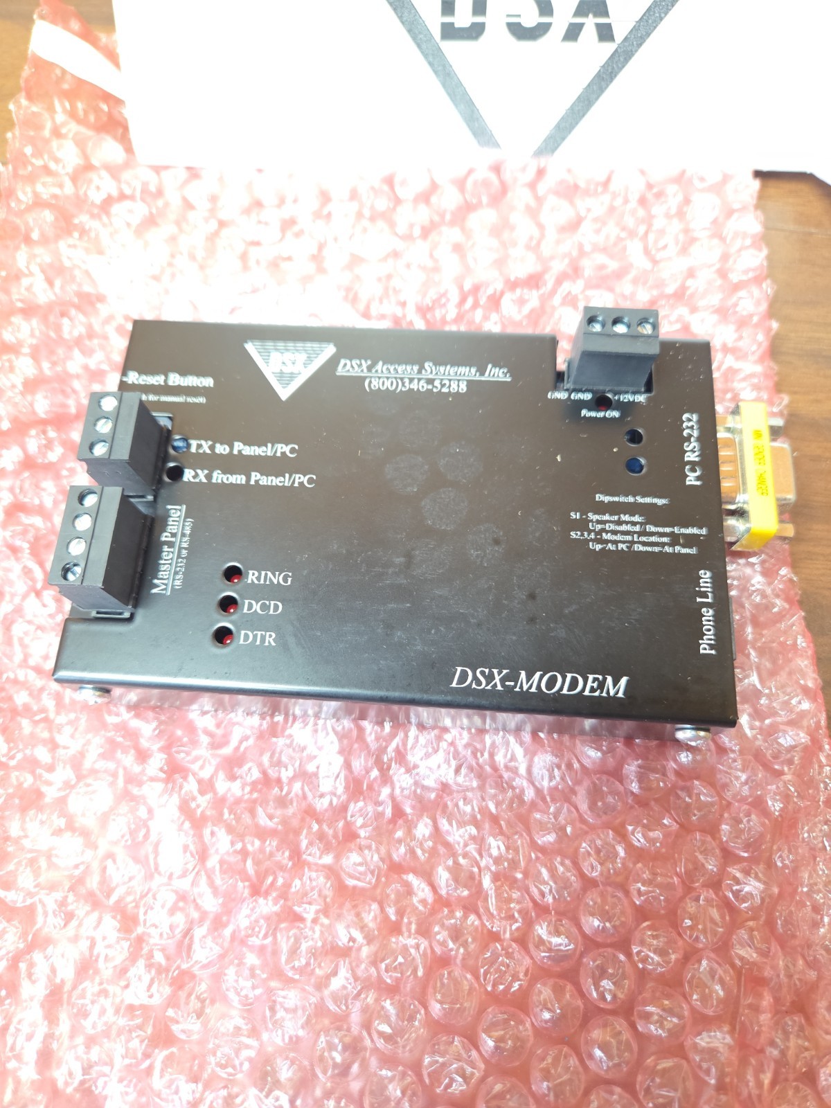 DSX Security System Access Control System Modem Kit DSX-MODEM New Open Box