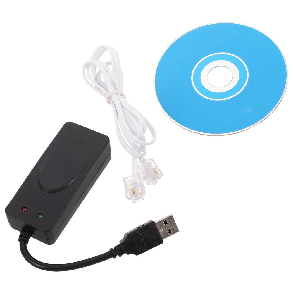 Portable High Performance USB Fax Modem Dual Function ABS Durable Home Use