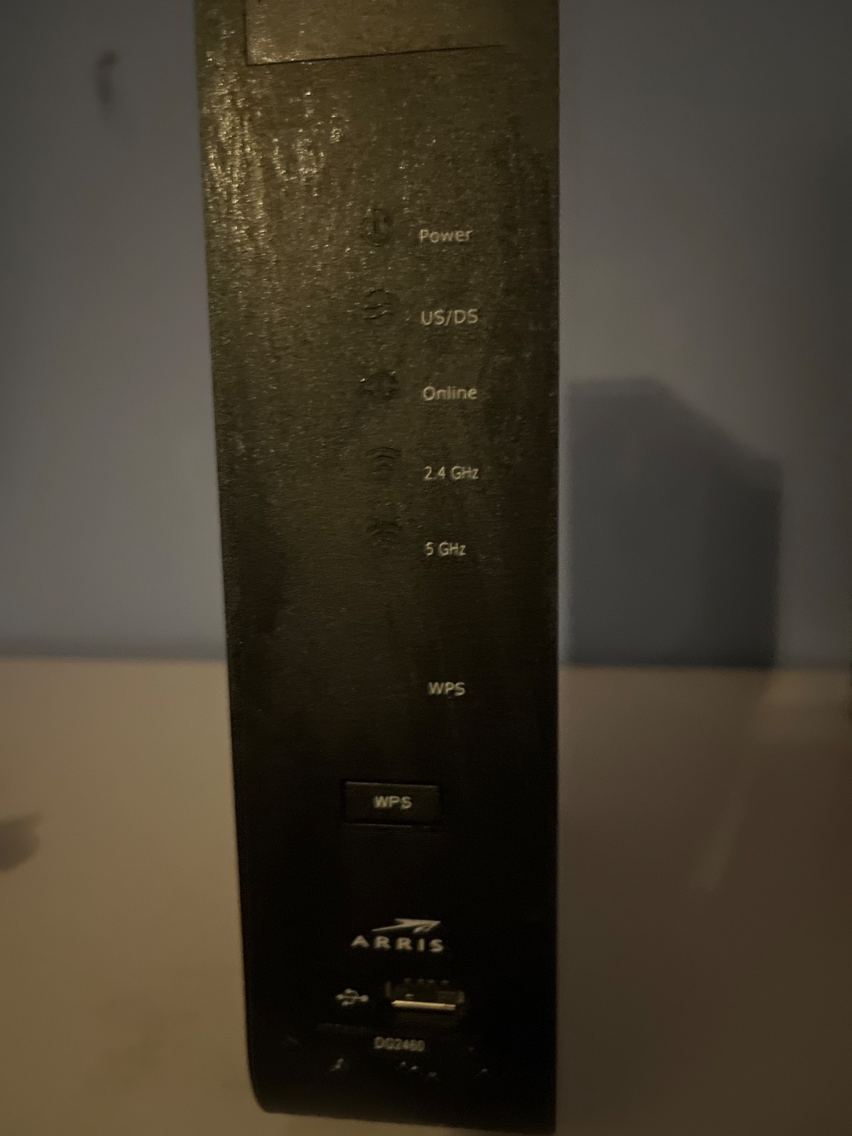 ARRIS (DG2460A) Dual BAND WIFI WIRELESS Router Cable MODEM – WPA2-TKIP/AES ASIS