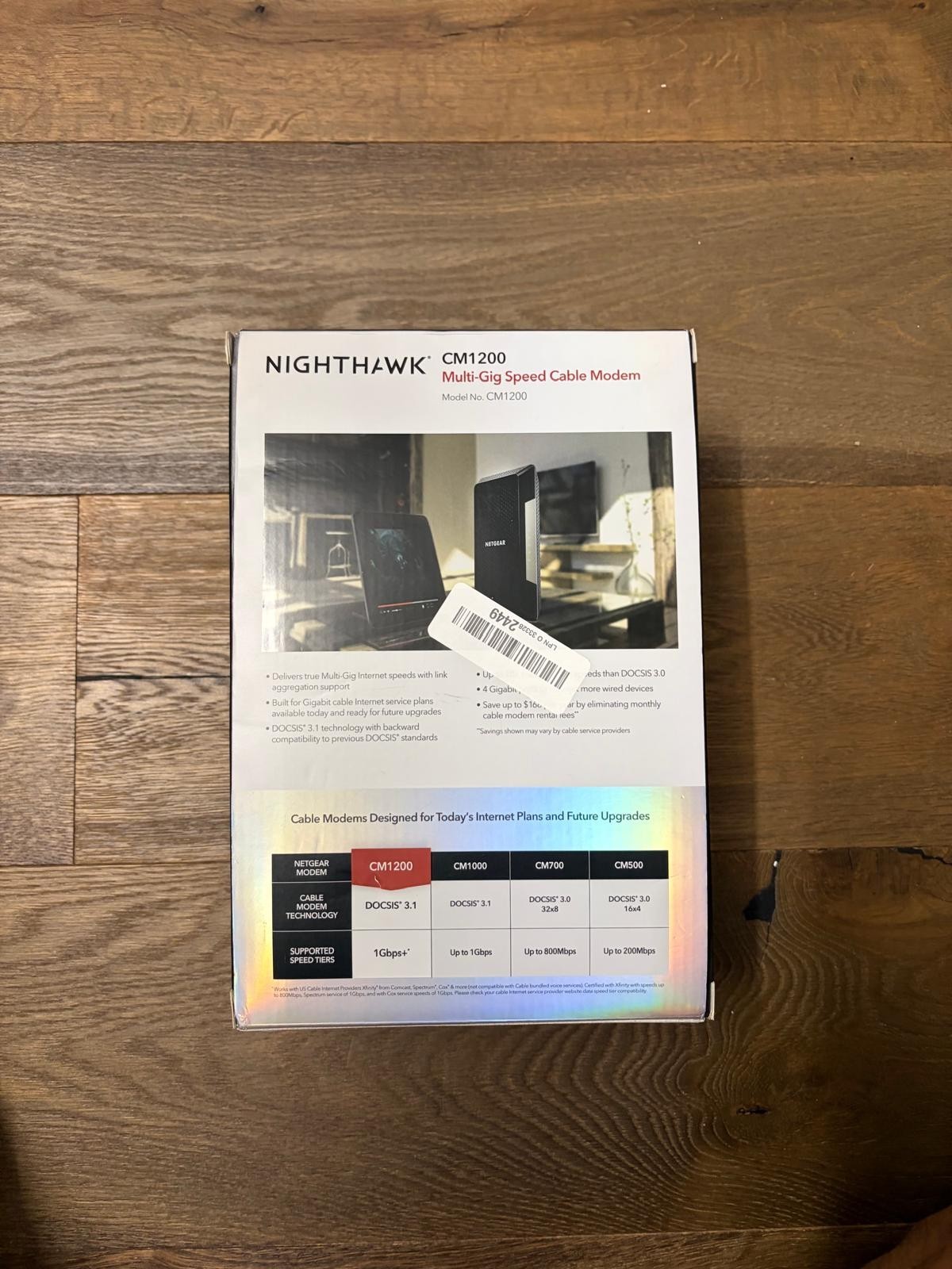 Netgear Nighthawk CM1200 Multi-Gig Speed Cable Modem
