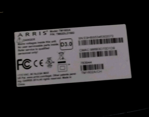 Arris Touchstone TM1602A DOCSIS 3.0 Upgradeable 16×4 Telephony Modem Last one