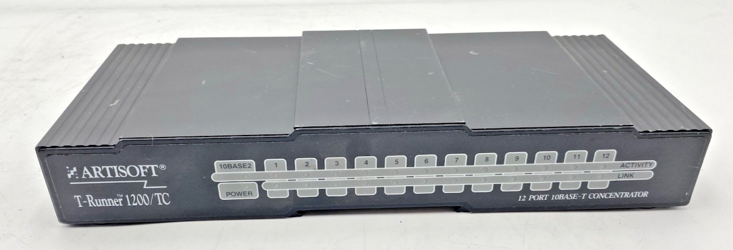 ARTISOFT T-RUNNER 1200/TC 12 PORT MODEM – NO POWER ADAPTER