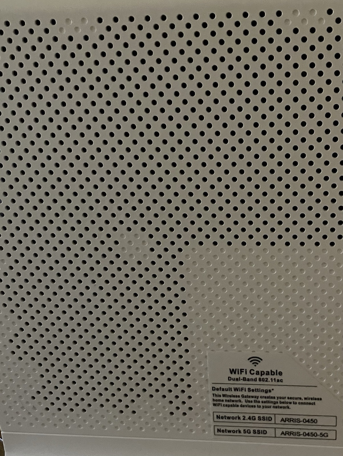 Arris Surfboard- SVG2482AC 0450 5G – Wireless Modem.