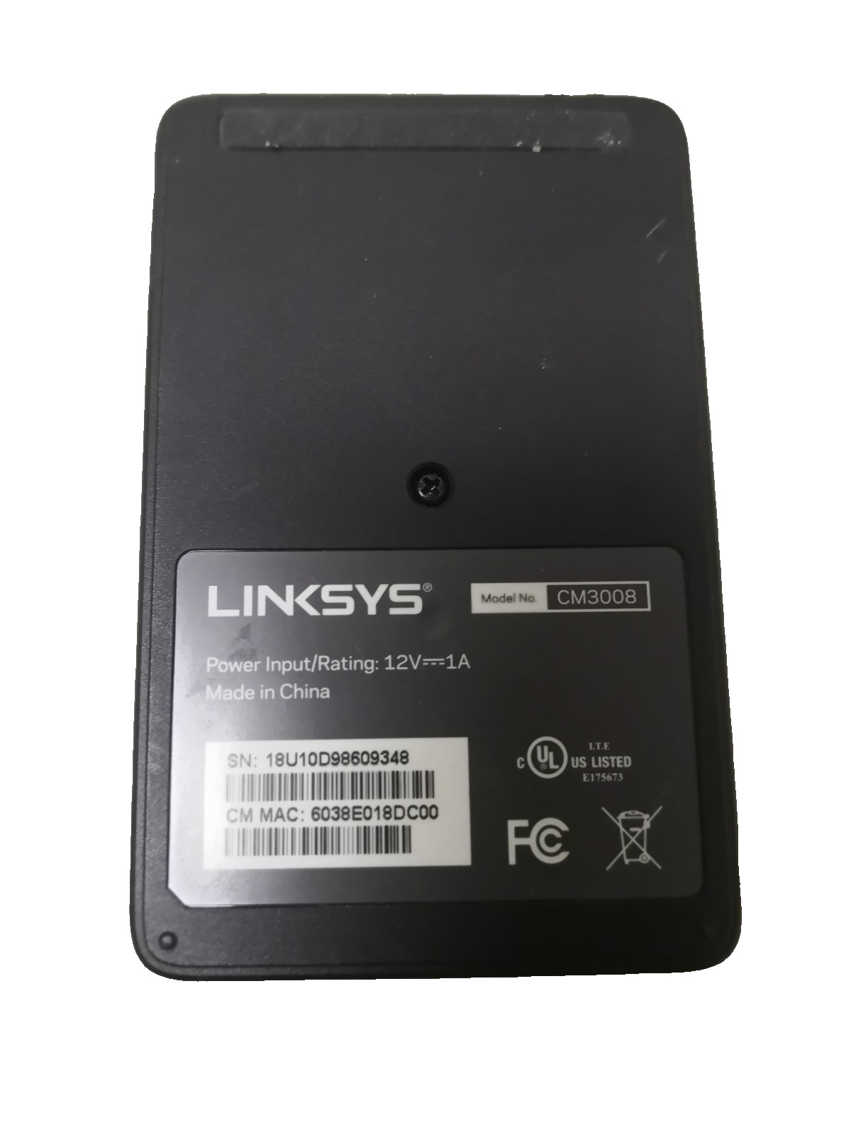 Linksys DOCSIS 3.0 CM3008 Cable Modem Tested Works