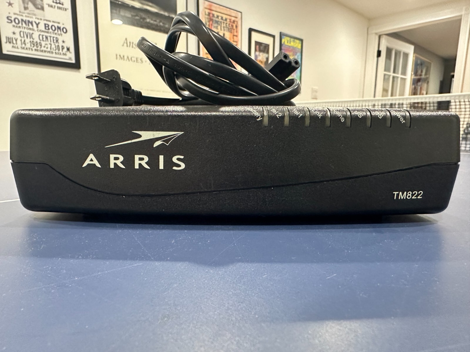 ARRIS TM822G DOCSIS 3.0 CABLE VoIP TELEPHONY MODEM OPTIMUM W/BATTERY BACKUP
