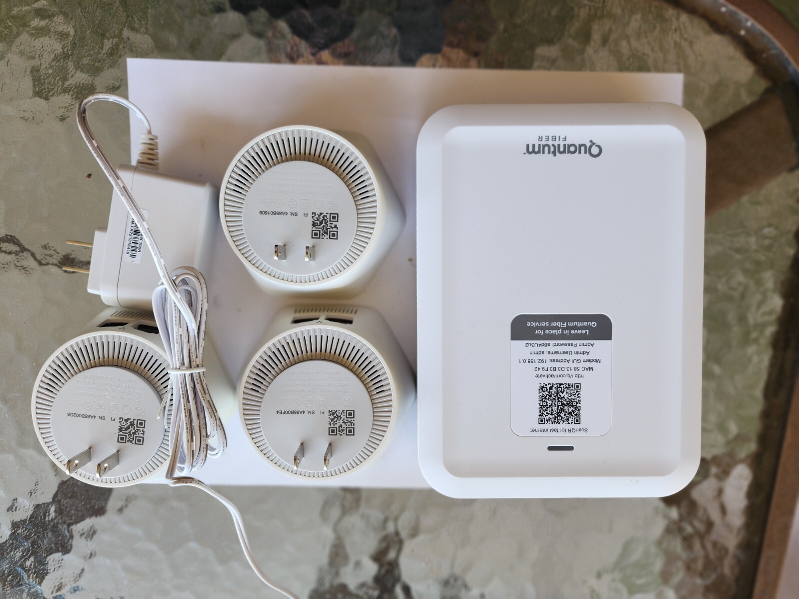 QUANTUM FIBER C6500XK ROUTER W/3 EXTENDERS