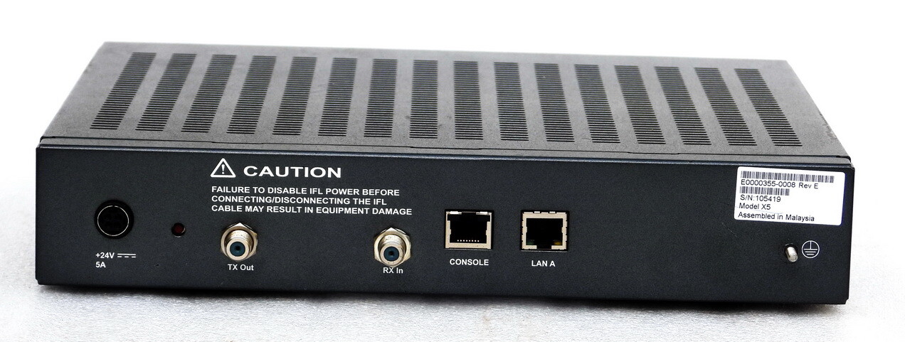 IDIRECT X5 SERIES SATELLITE ROUTER DATA TRAFFIC E0000355-0008 COMMUNICATION UNIT