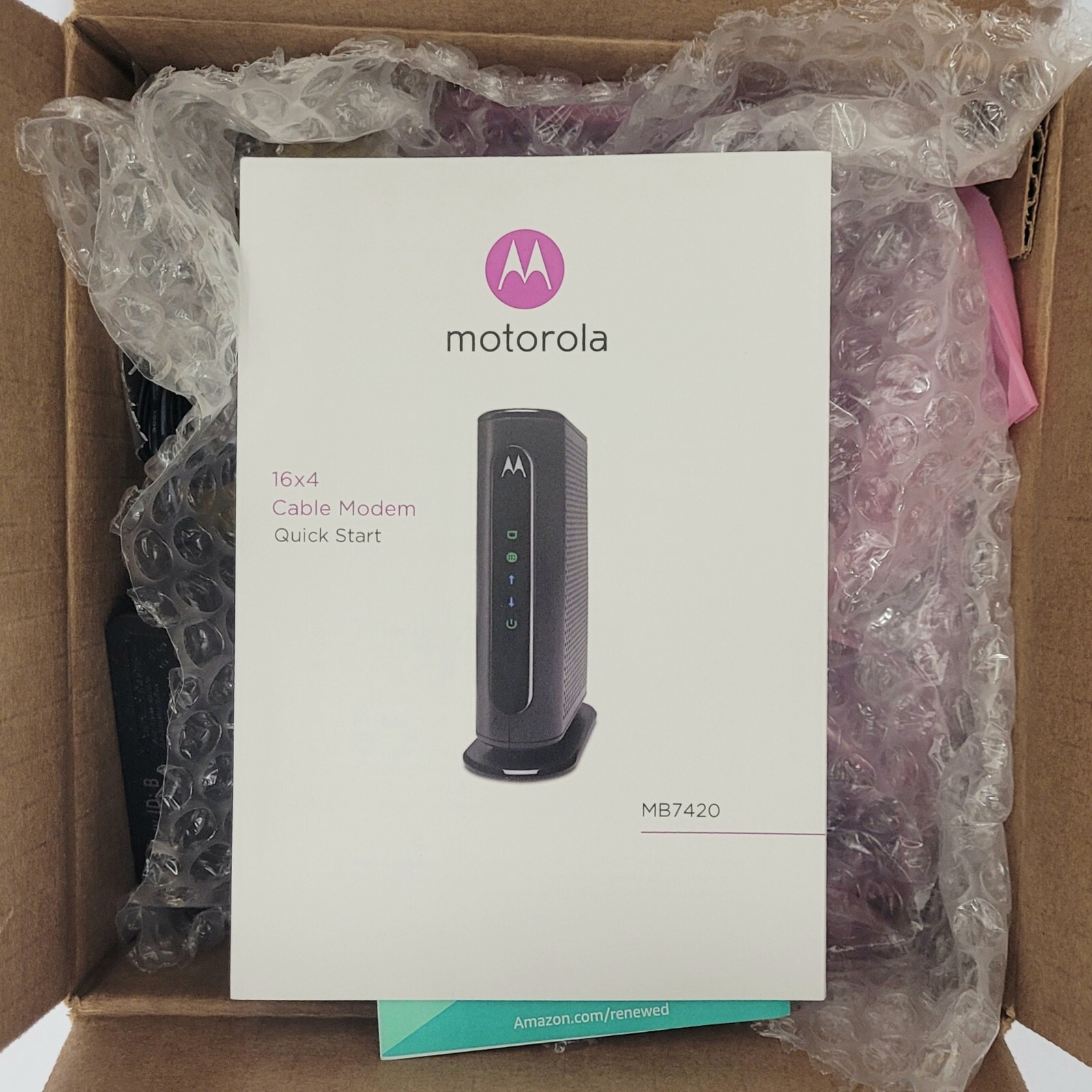 Motorola 16 X 4 Cable Modem 686 Mbps MB7420-10F Sealed