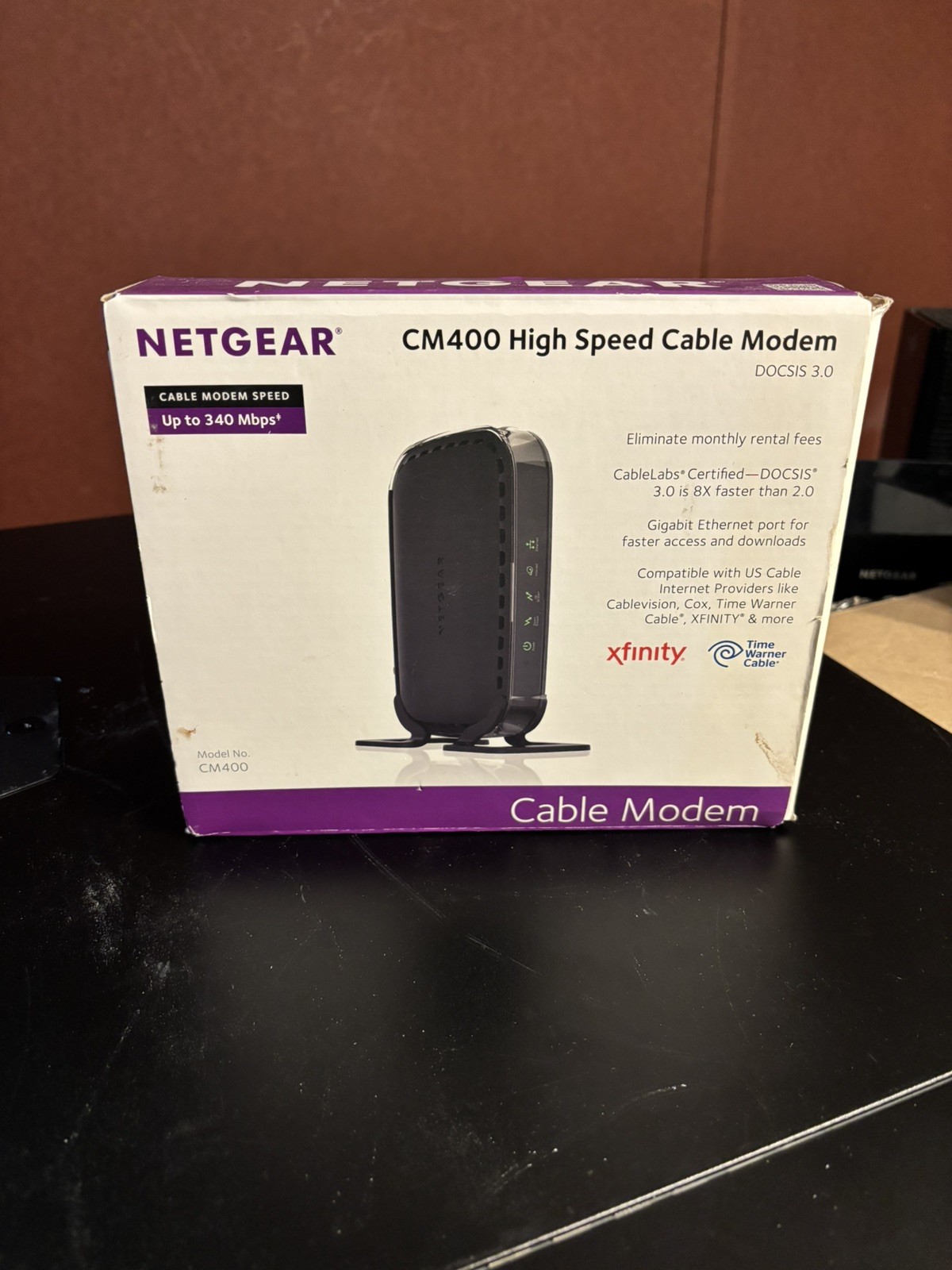 Netgear DOCSIS 30 (CM400-100NAS) 340 Mbps