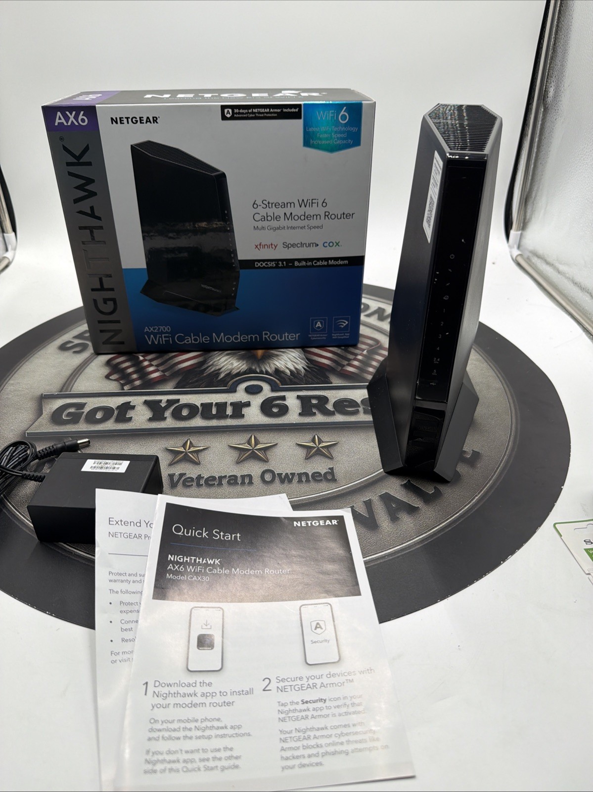 NETGEAR Nighthawk DOCSIS AX2700 3.1 2.7Gbps Two-in-One Cable Modem Router…