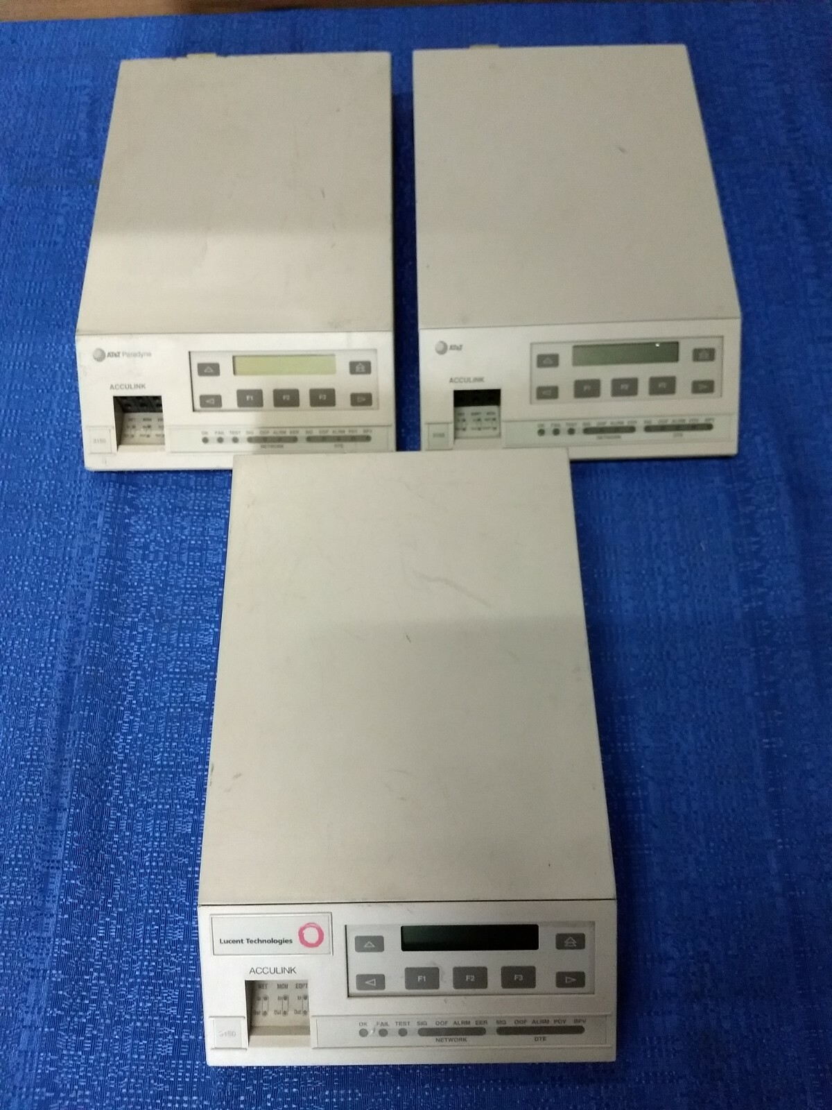 Mixed Lot of 7 Paradyne, AT&T, Lucent Modems