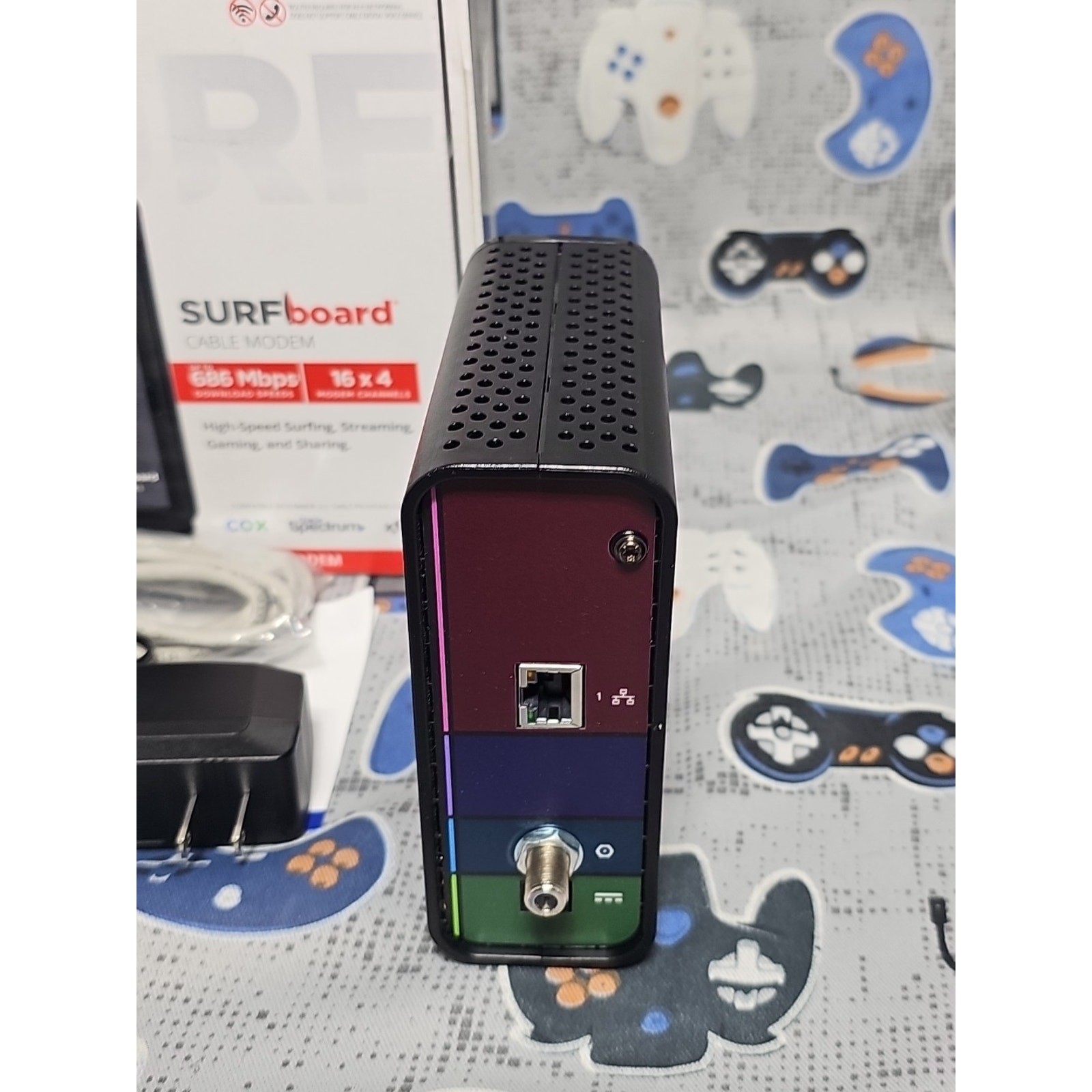ARRIS SURFboard SB6183 DOCSIS 3.0 Cable Modem for Spectrum, COX, Xfinity TESTED