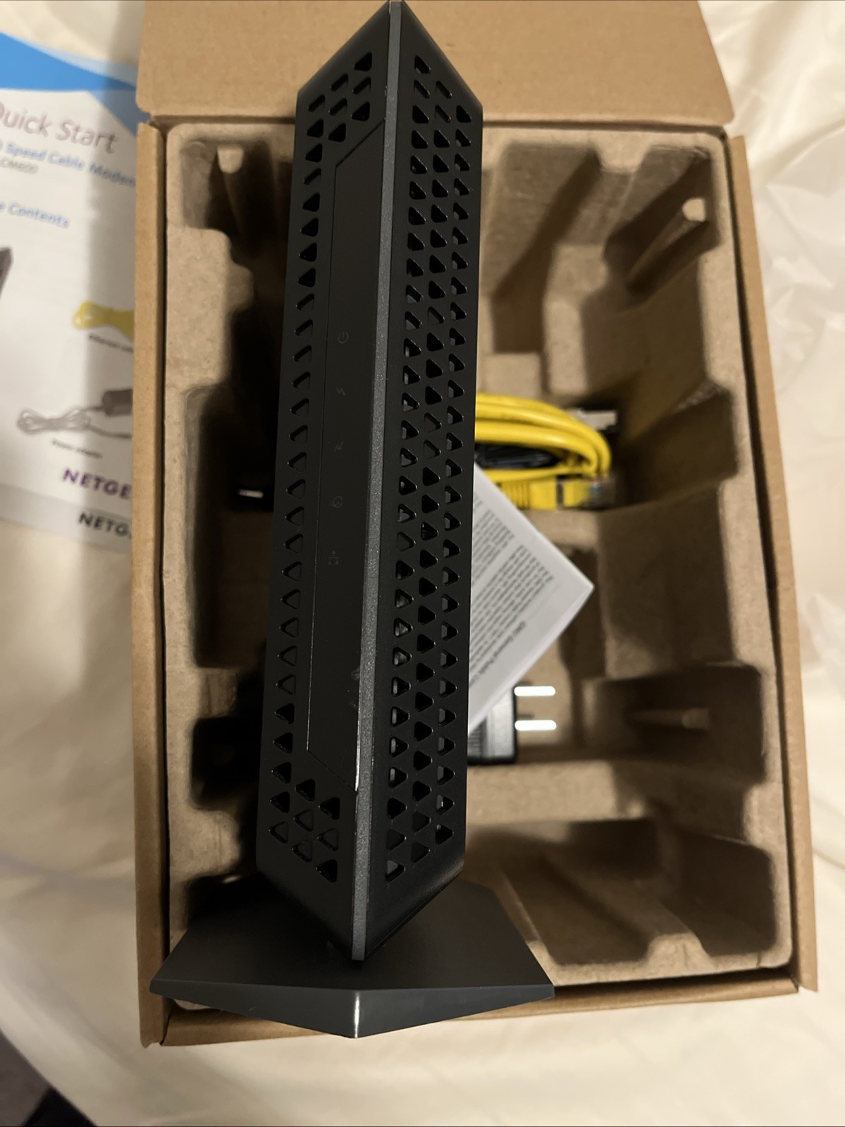NETGEAR CM600 HIGH SPEED CABLE MODEM DOCSIS 3.0 XFINITY SPECTRUM COX MAC