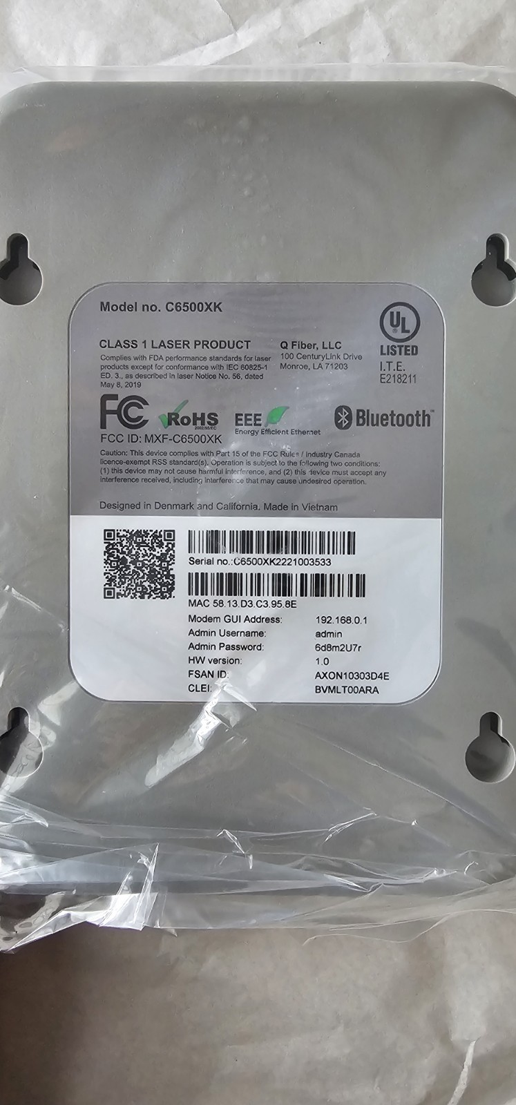 Quantum FIBER C6500XK