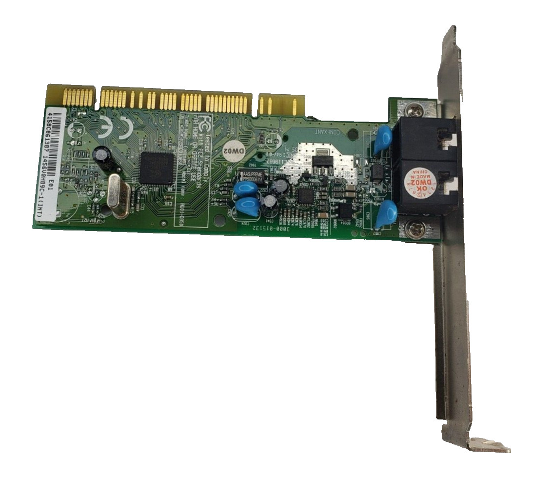 Conexant RD01-D850 PCI Dual Modem PC Computer Card Fax Phone Line 56K