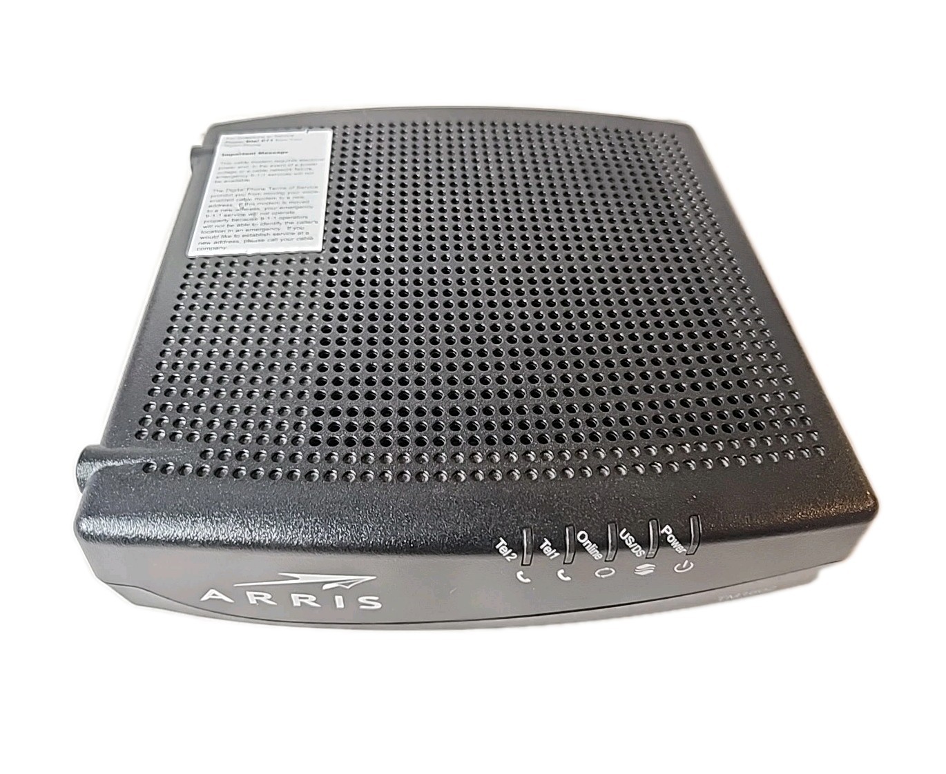 Arris TM1602A Docsis 3.0 Modem Router Only – No Cables, No Power Plug