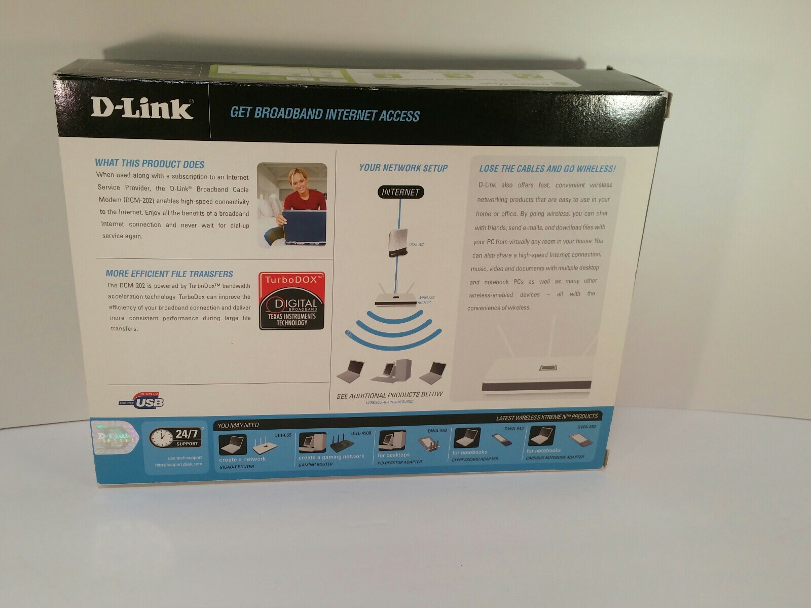 D-Link DCM-202 (WMM83060) 43 Mbps