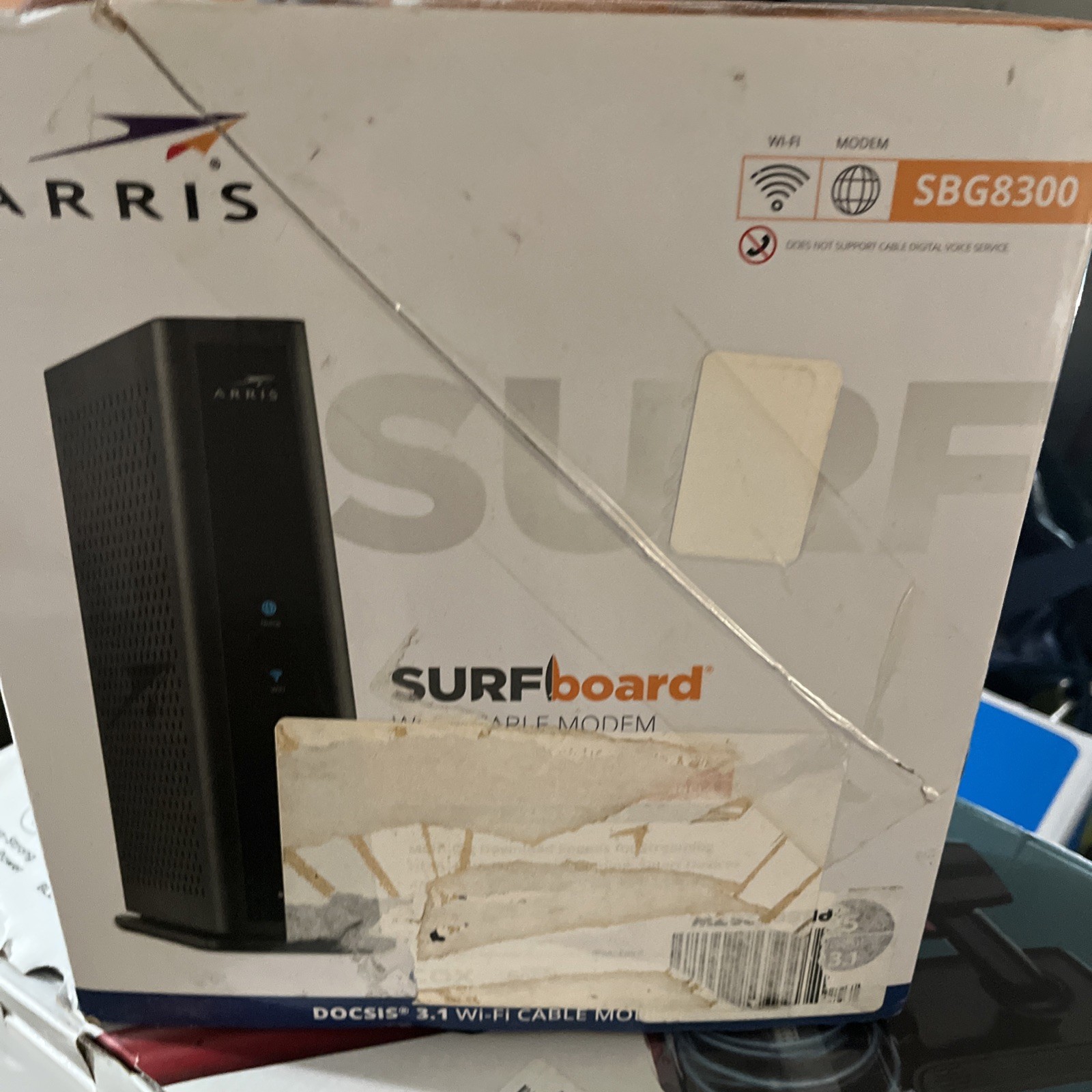 ARRIS T25 DOCSIS 3.1 Gigabit Cable Modem for Xfinity Internet & Voice – Black