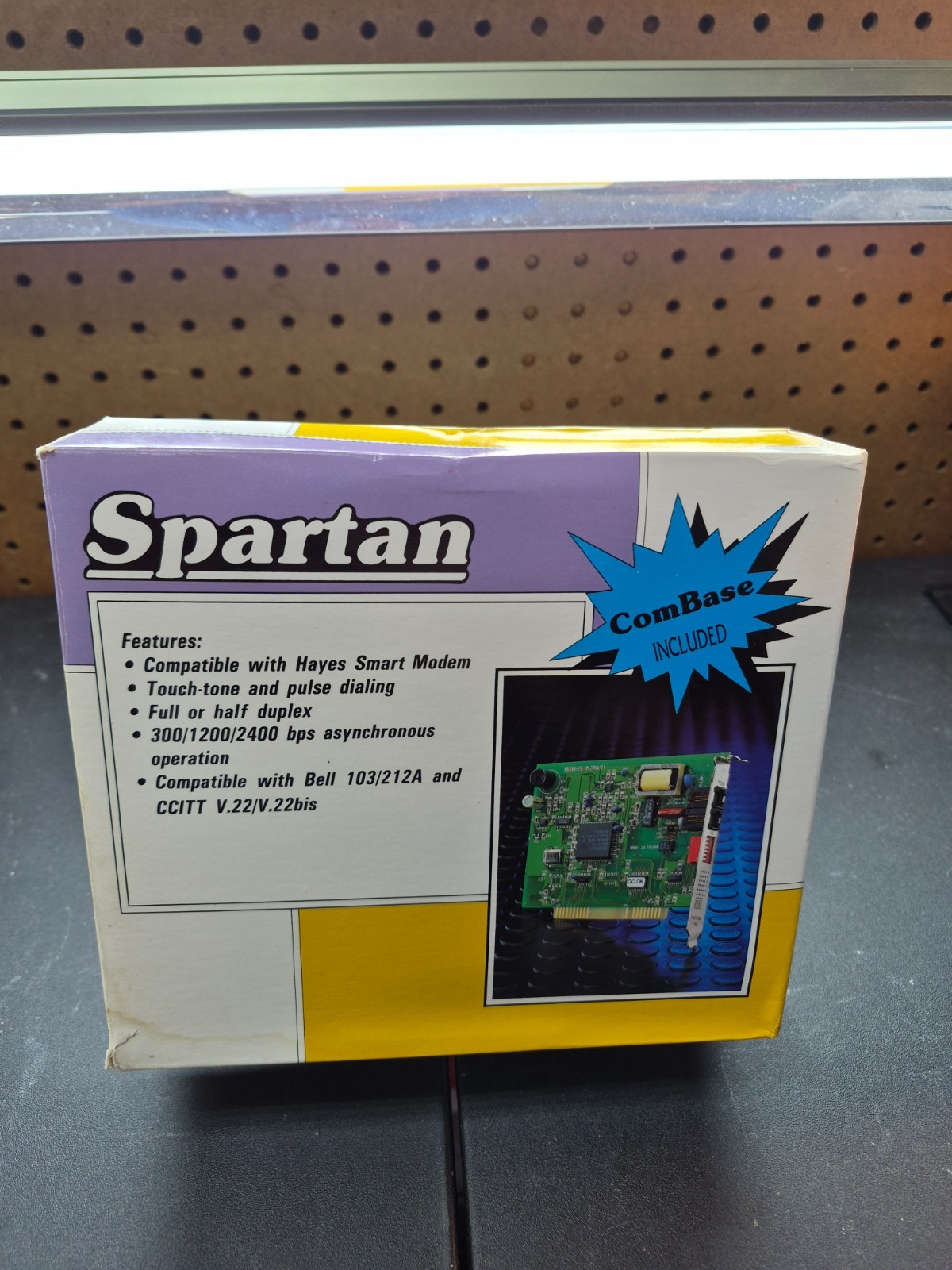 Spartan Dial-up Modem Card Open Box
